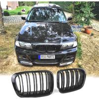 GRIGLIA BMW E46 98-01 LOOK M PERFORMANCE NERO LUCI