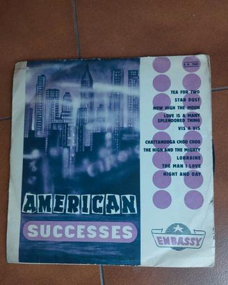 vinile 78 giri " AMERICAN SUCCESSES " del 1957