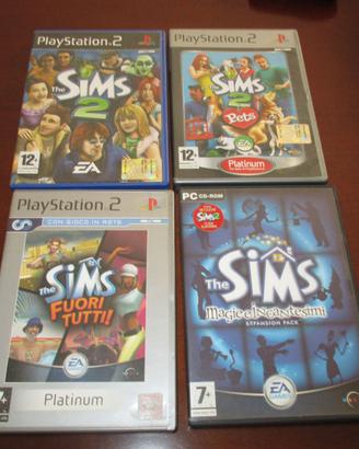 Lotto videogiochi The Sims PS2-PC