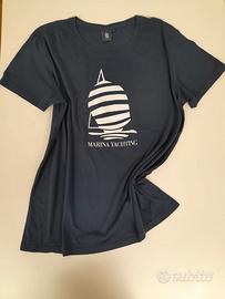 T-shirt donna blu Marina Yachting L