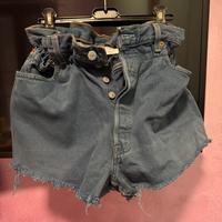 Pantaloncino jeans a caramella