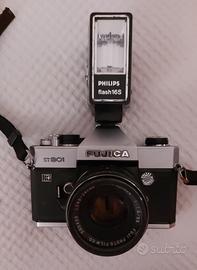 FUJICA ST801 + Flash Philips 
