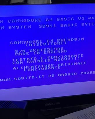 Commodore 64 breadbin (biscottone) 100% tested