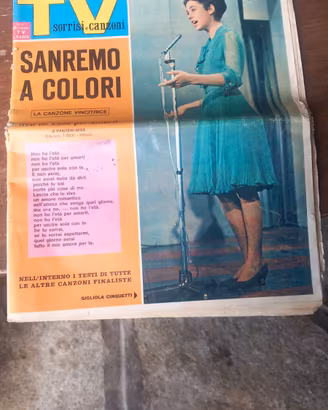 TV sorrisi canzoni 1964 Sanremo Gigliola conquetti