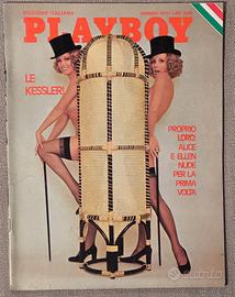 Playboy Italia 1975 Gennaio Gemelle Kessler