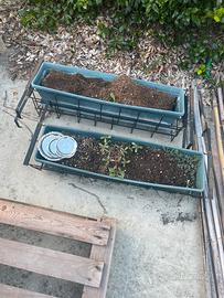 Fioriere con supporto per terrazzo