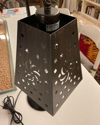 Abat jour vintage lampada metallo