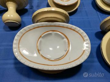 accessori bagno in legno massello vintage