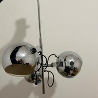 Lampadario in metallo vintage anni 70