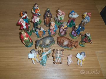 Statuine presepe in terracotta anni '50.