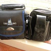 Borse per macchina fotografica e da uomo in pelle