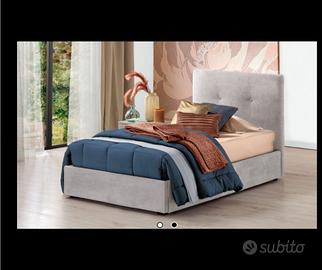 Letto singolo con contenitore 