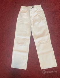 jeans bianco donna subdued