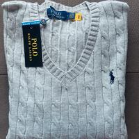 Pullover scollo a V,  Ralph Lauren,  taglia L 