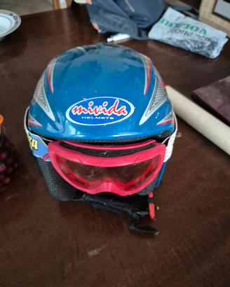 Casco Sci Bambino MIVIDA + Maschera CARRERA 