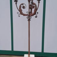 candelabro in ferro battuto 
