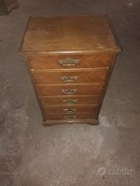 cassettiera n 6 cassetti vintage 