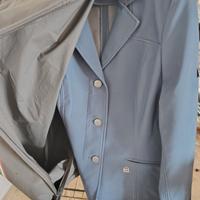 giacca da concorso equitazione, blu, Equestro 