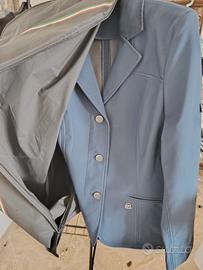 giacca da concorso equitazione, blu, Equestro 