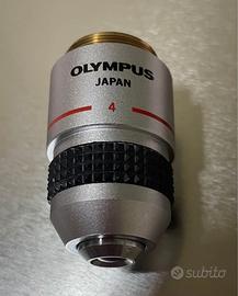 Obiettivo microscopio Olympus DPlan 4x/0.10.