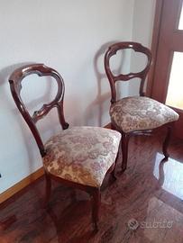 2 sedie luigi Filippo.