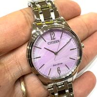 Orologio citizen eco drive da donna rosa pastello