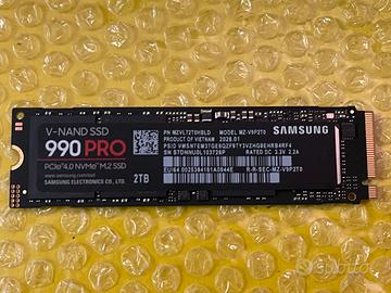 Samsung 990 pro 2tb ssd pci 4.0 nvme