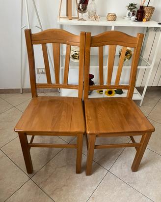 Sedie in Legno Massello