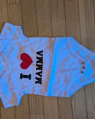Boby bimba 0-3 mesi I Love mamma