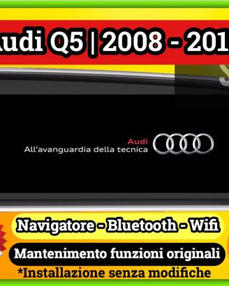Navigatore 8,8 pollici AUDI Q5 octacore carplay