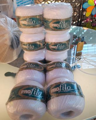 PROfilo 10Gomitoli Filo di Scozia N°12, 100% Puro