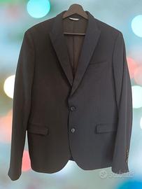 Giacca da uomo in viscosa blu scuro - Manuel Ritz