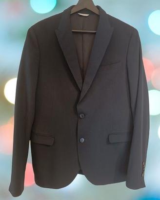 Giacca da uomo in viscosa blu scuro - Manuel Ritz