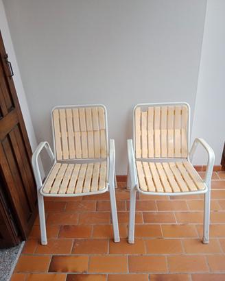 sedie da giardino in ferro 