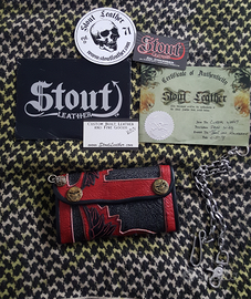 Portafoglio biker custom stout leather