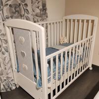 lettino con sponde reclinabili