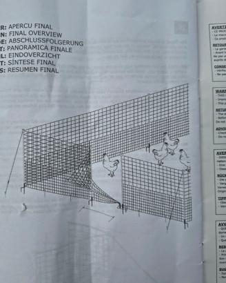 Recinto mobile per animali di piccola taglia