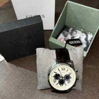 Orologio Guess Horizon 45mm Pelle di Coccodrillo