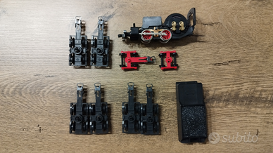 Ricambi trenino Lima H0 1:87 carrelli tender