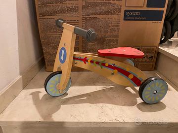 Biciclettina in legno