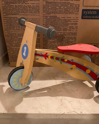 Biciclettina in legno