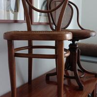 Sedie Thonet seduta a cuore primi '900