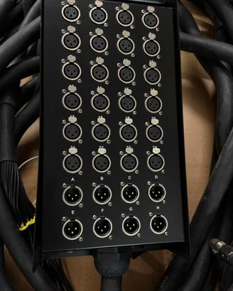 Ciabatta audio 32 canali XLR