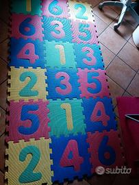 TAPPETO QUADROTTI BAMBINI