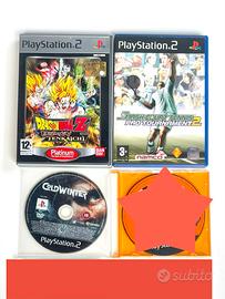 Lotto 3 giochi ps2  dragon ball tennis cold winter