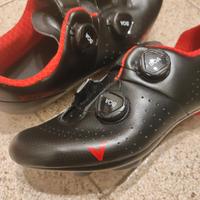 Scarpe ciclismo Vittoria nero/rosso numero 41