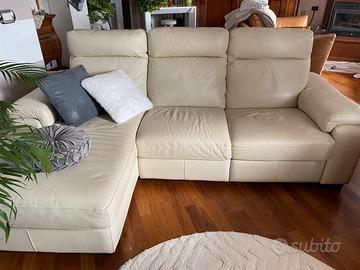 Divano in pelle 3 posti