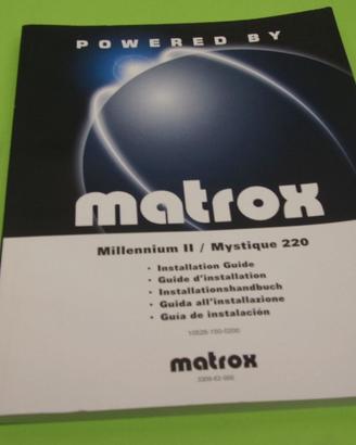 Guida all'installazione di Matrox Millennium II /