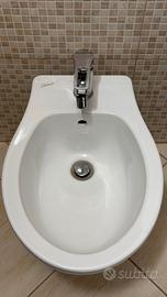 WC + bidet Dolomite con cassetta esterna SIAMP