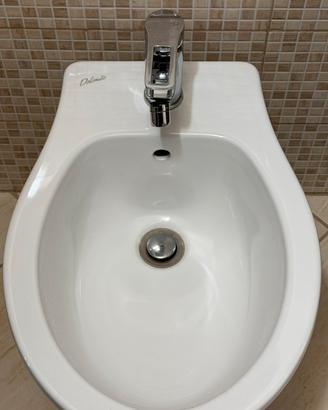 WC + bidet Dolomite con cassetta esterna SIAMP